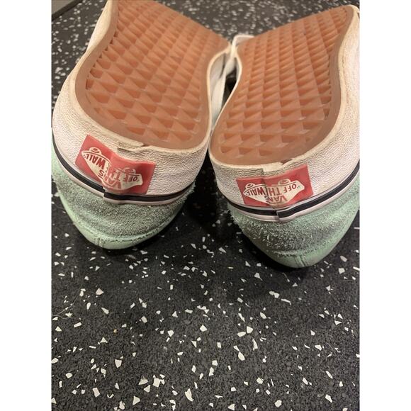 Vans Men’s Size 5.5 Women's size‎ 7 Mint Green 751505 Skateboard Sneakers - Picture 6 of 7